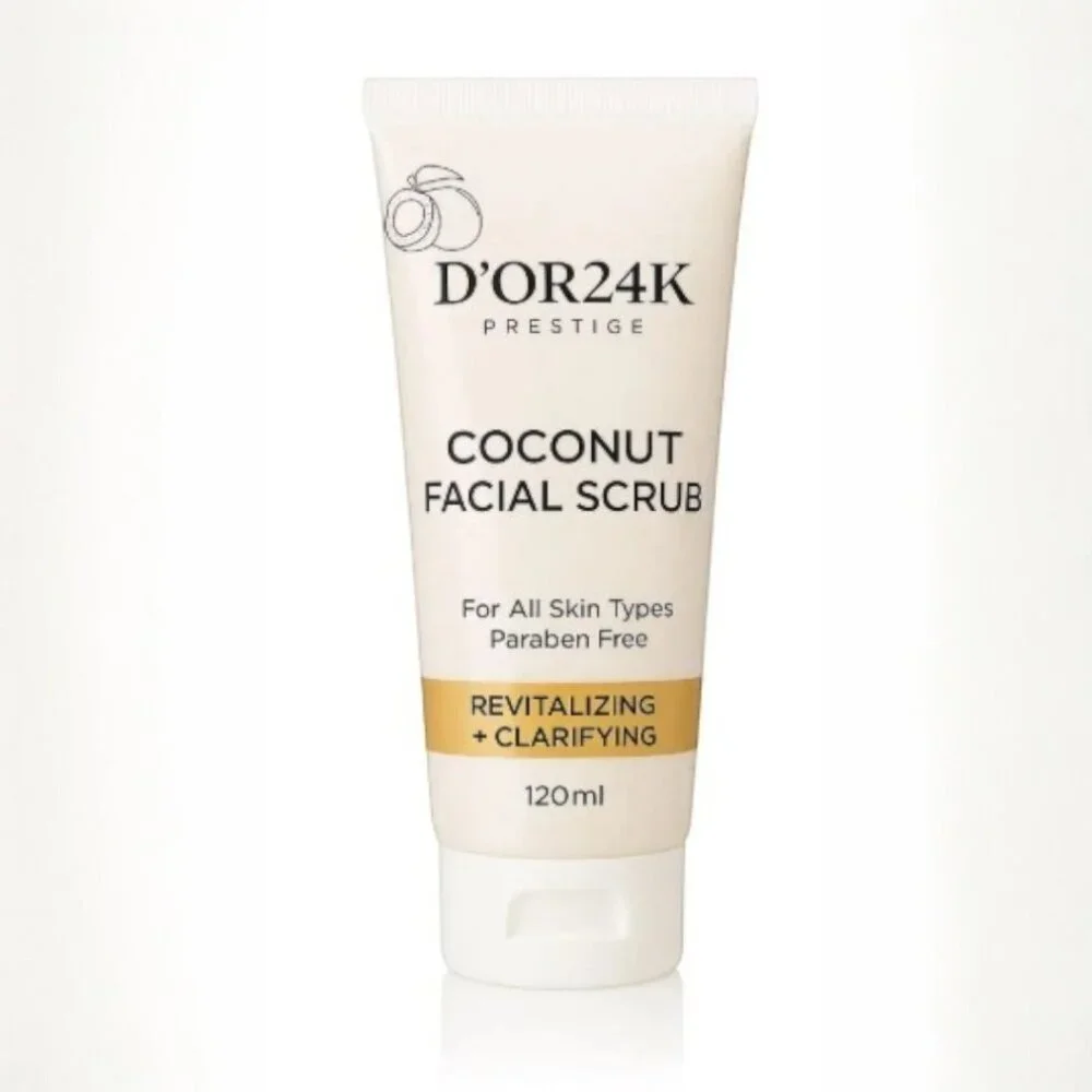 D’OR24K Prestige Coconut Facial Scrub NEW SEALED Retails for $120